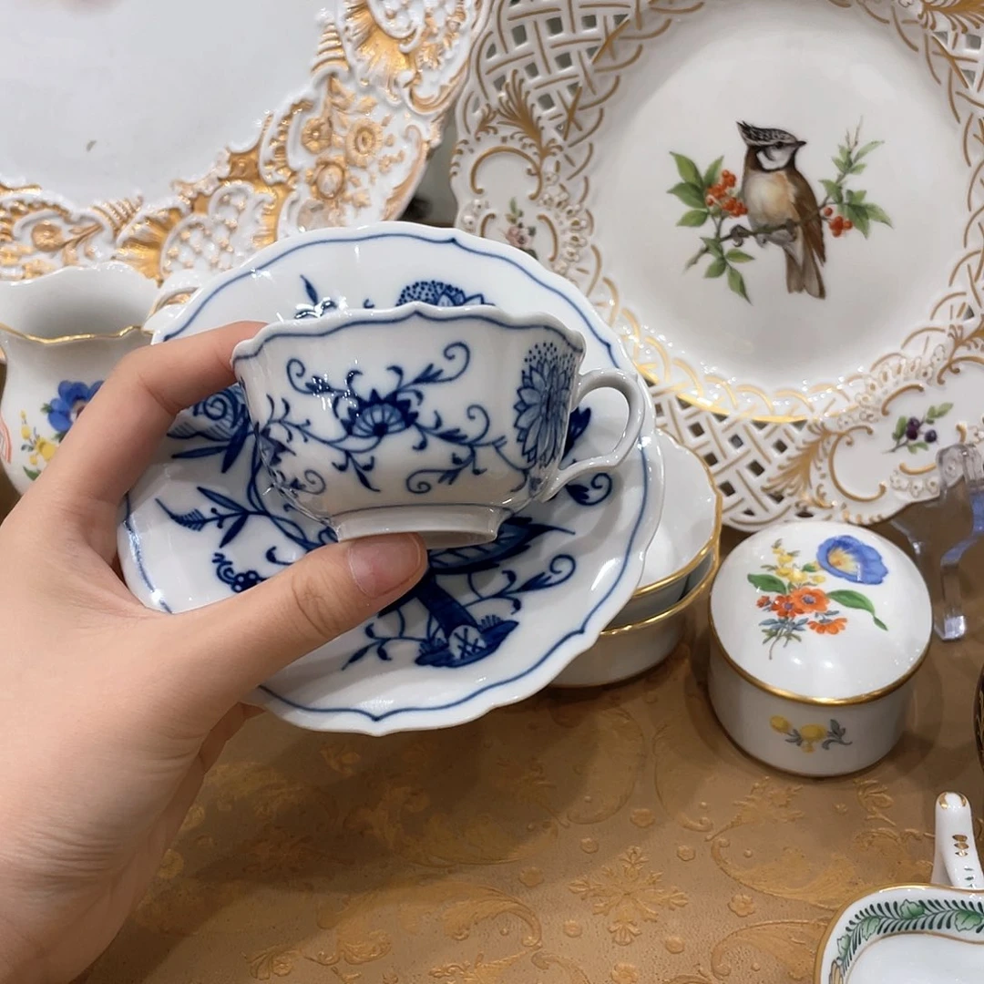 瓷片中古一等摩卡杯