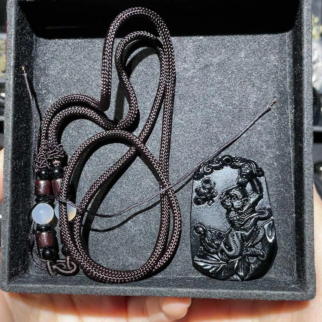 【闪购商品】未镶嵌黑曜岩吊坠(不含链)云*扬