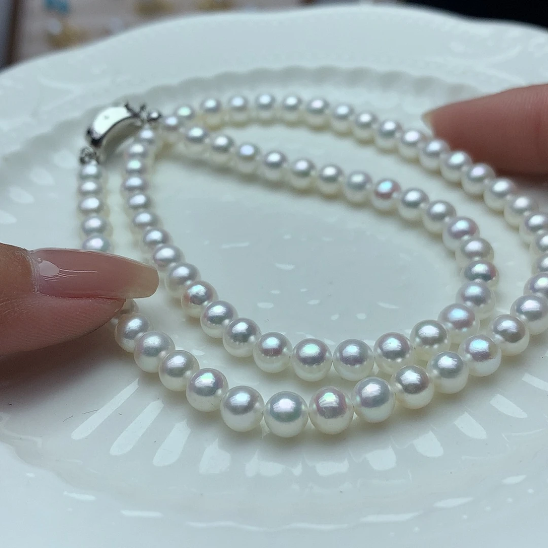 淡水珍珠5-6未镶嵌a109项链