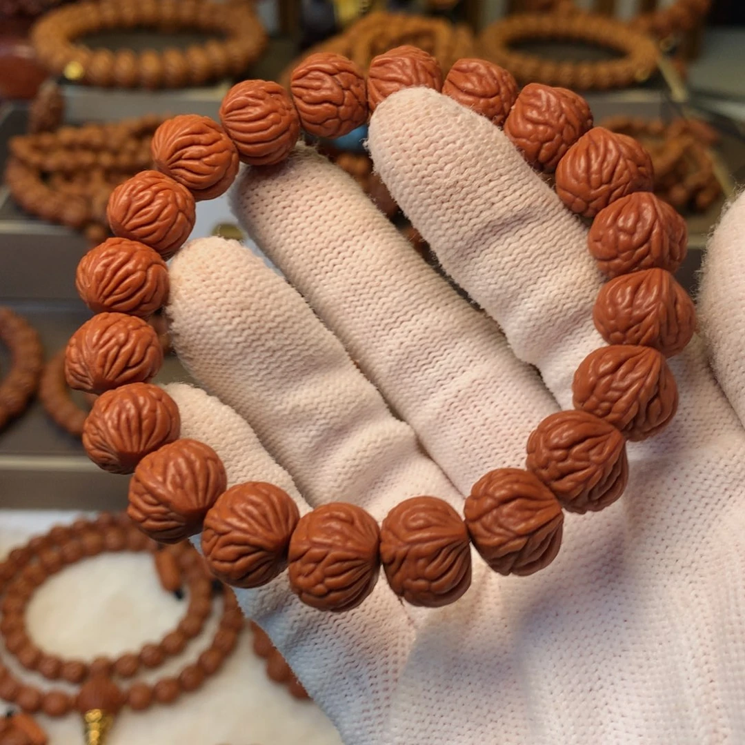 手串桃核秦岭龙纹