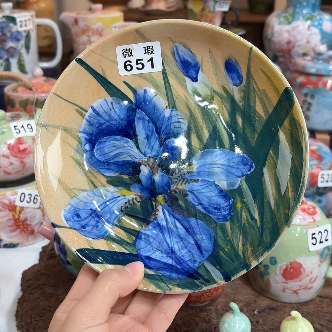 景德镇手绘高温釉下彩陶瓷茶具