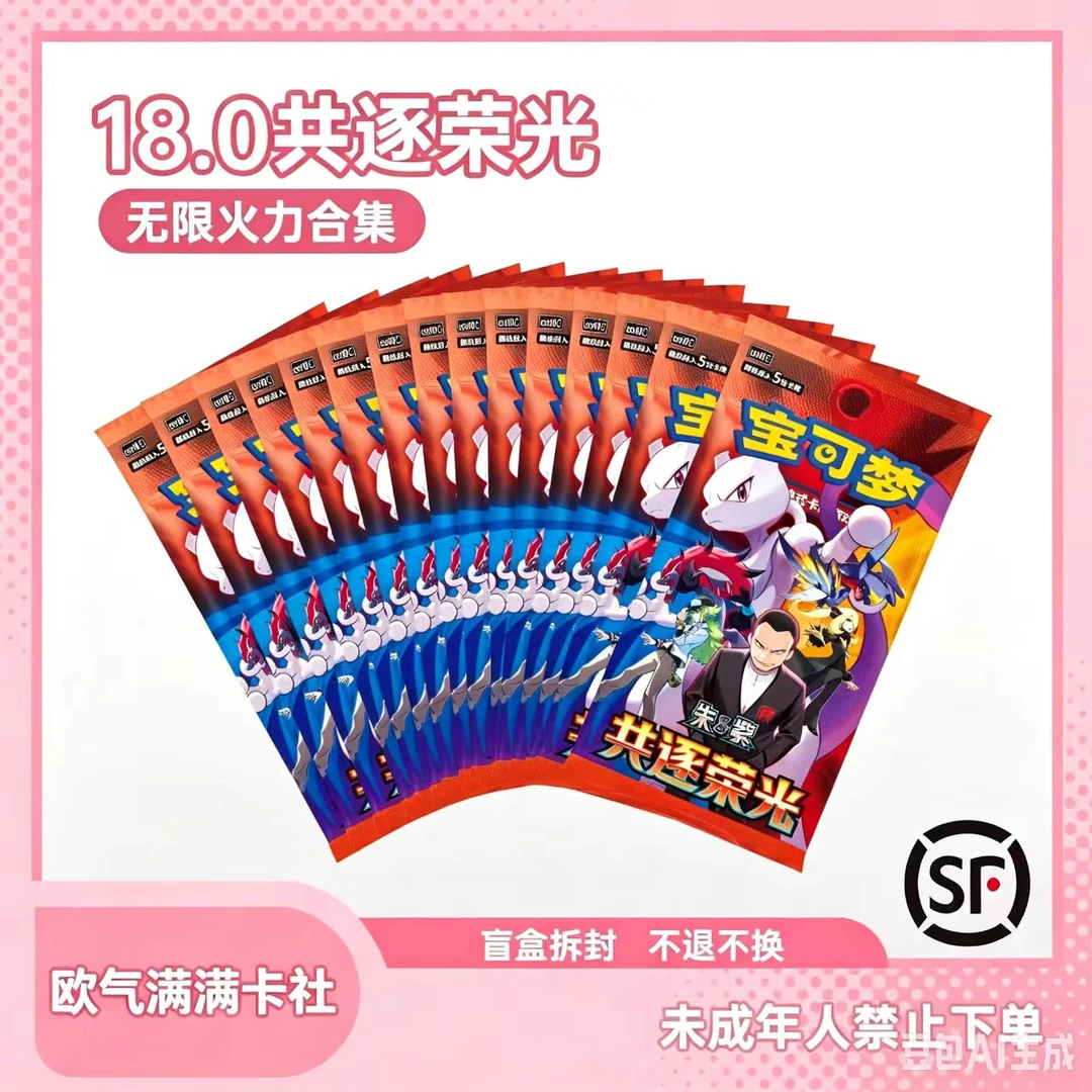 【欧气满满卡社】宝可梦简中18.0共逐荣光 无限火力