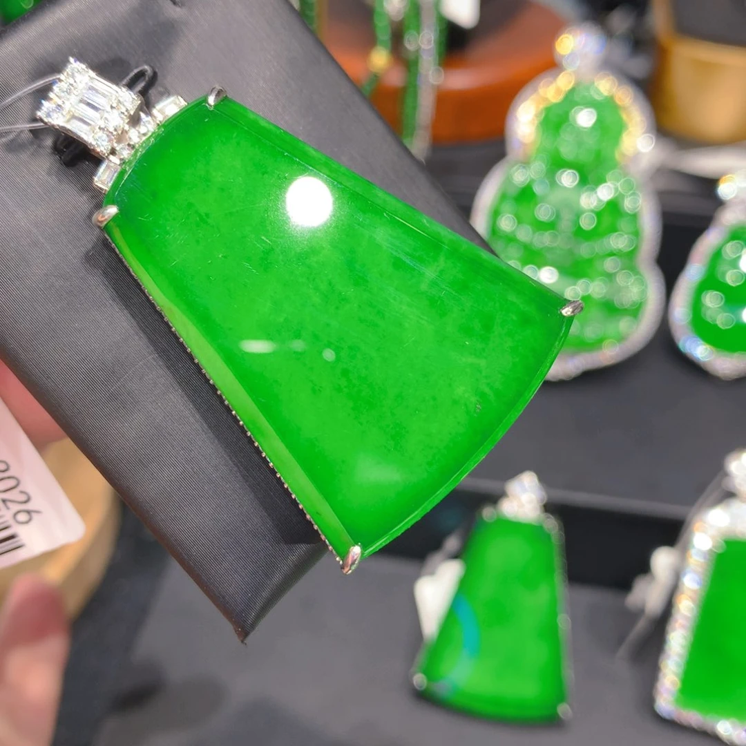 翡翠银S925镶嵌颈饰857977999