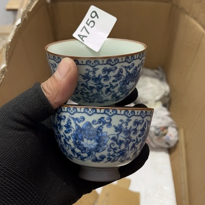 瓷片茶摆件工艺品摆件666