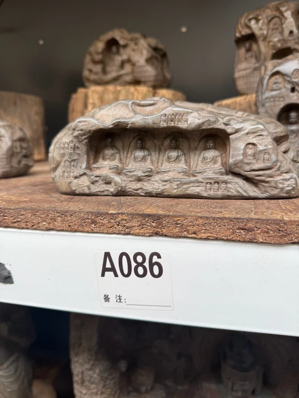 高端复古四佛连坐摆件