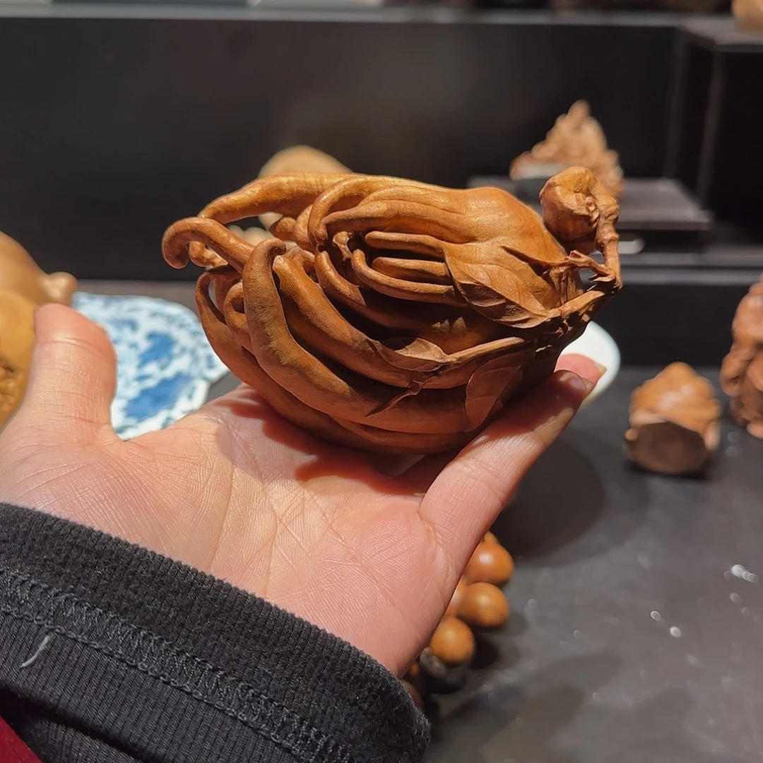 檀香木尘***子印度老山檀香佛手