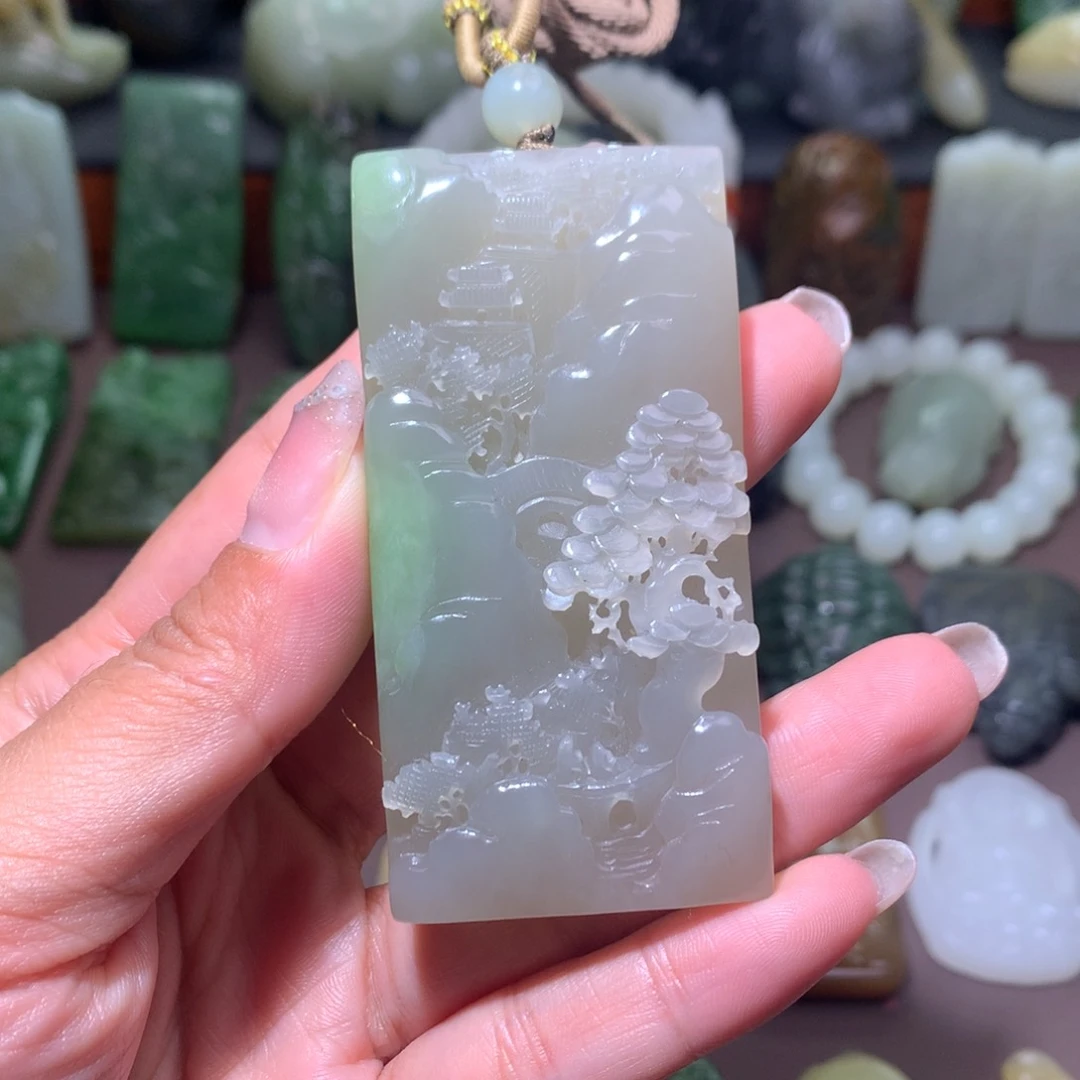 颈饰未镶嵌和田玉