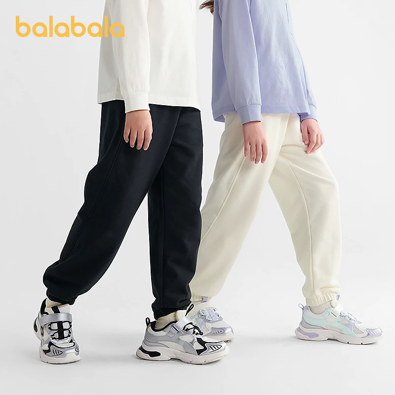 巴拉巴拉童装男童裤子女童儿童运动裤2025秋装新款小童亲子长裤潮