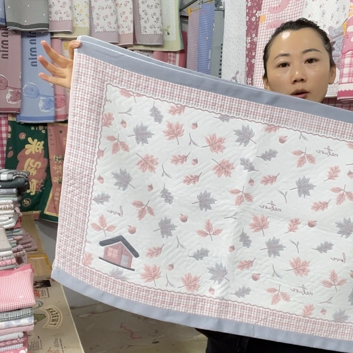 棉特价灰色小枫叶