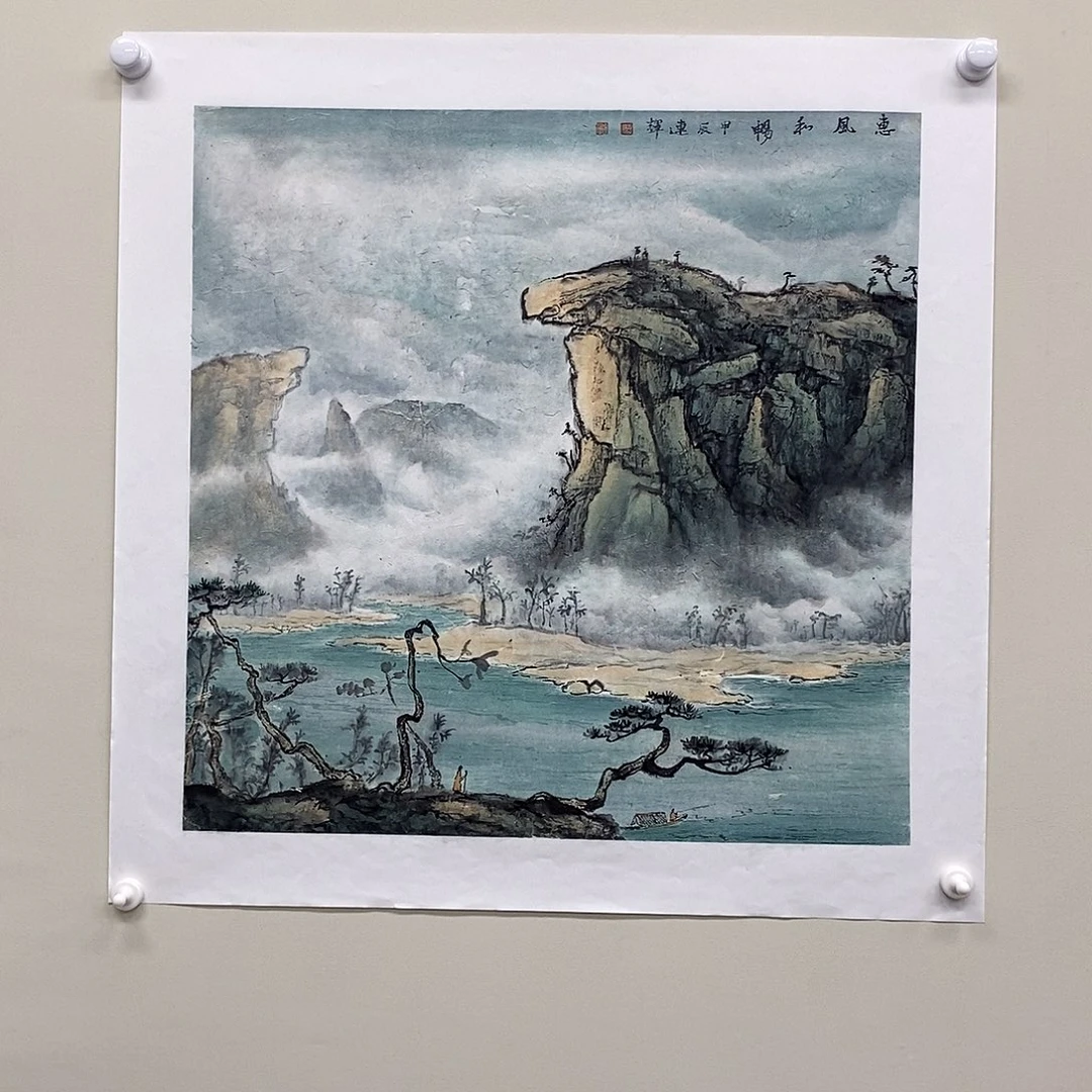 国画梁连辉四尺斗方精品佳作