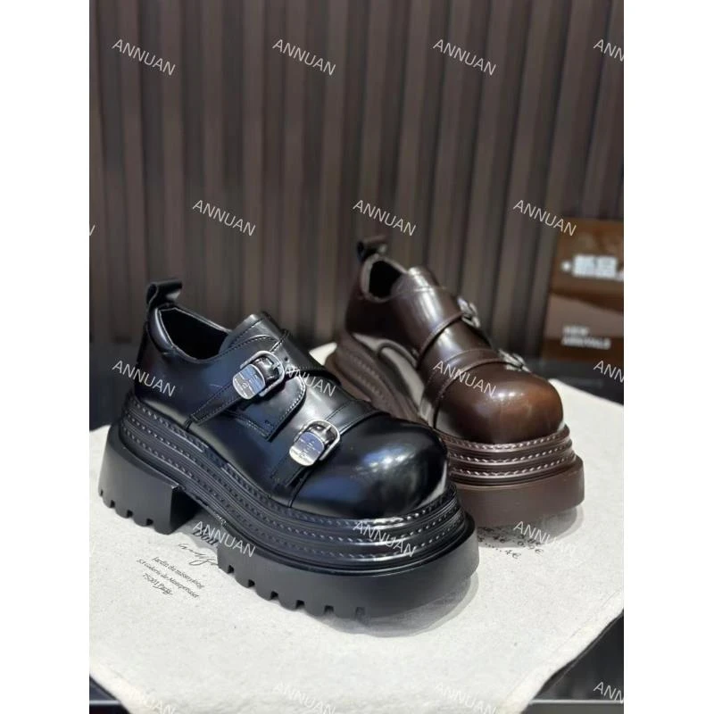 【HeiPa】付小付家家秋季穿新款厚底带时尚韩版靴子女款