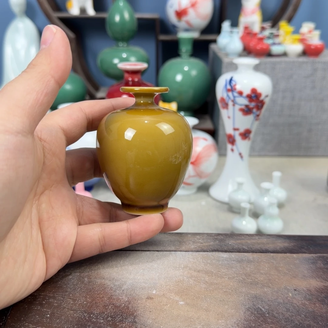陶瓷手工小花器摆件