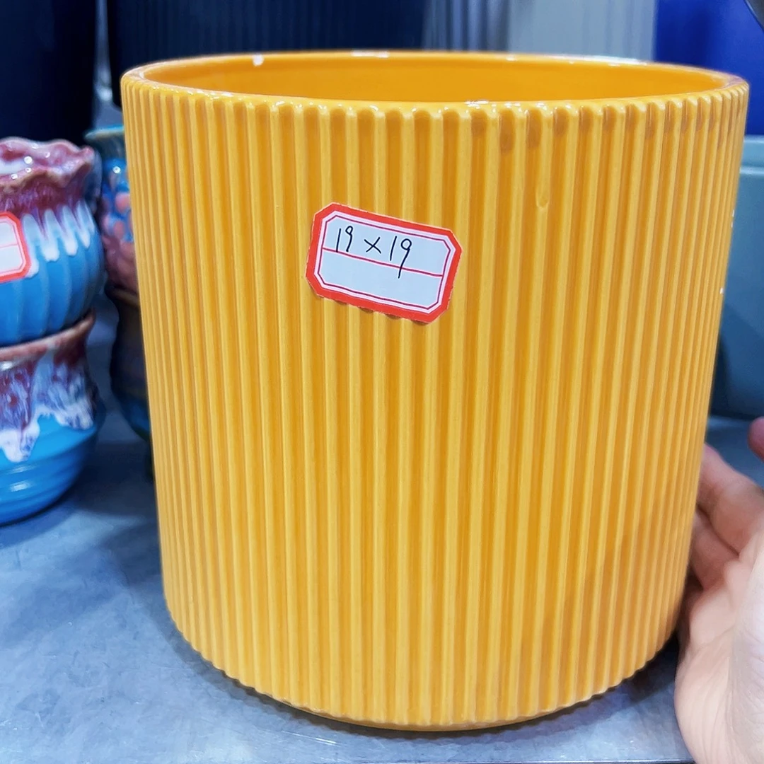 有孔外贸尾单陶瓷花盆凑单10米包邮