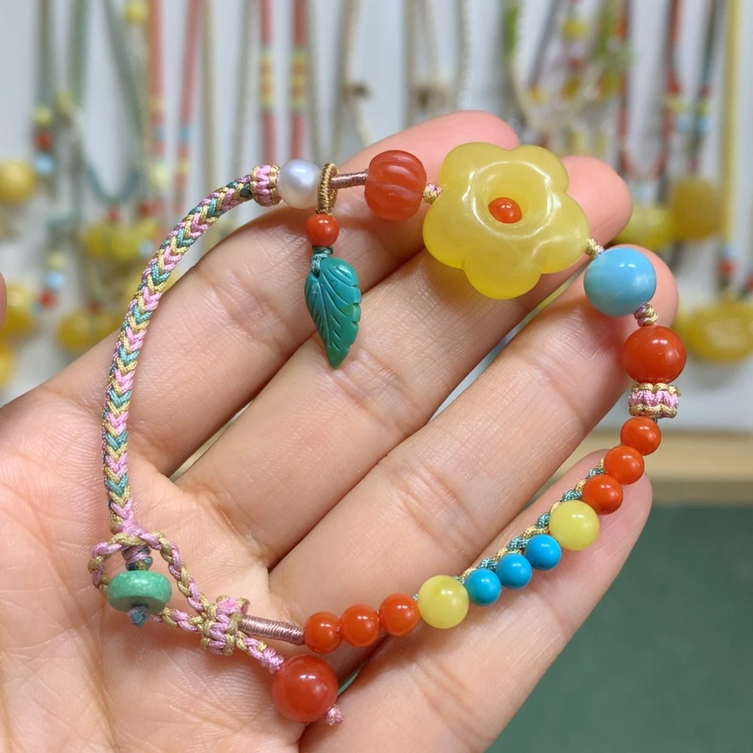 蜜蜡手链未镶嵌手绳