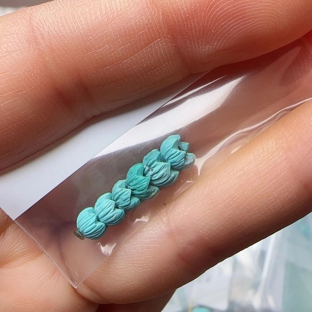 绿松石珠宝半成品未镶嵌颖*