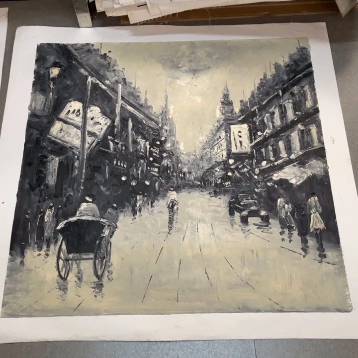 澳***物油画油画作品入选作品76.76