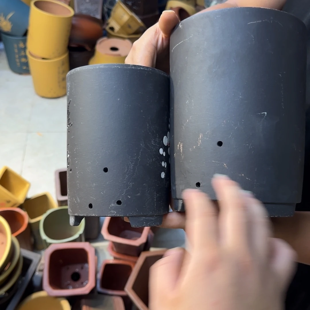 紫砂花盆瑕疵和瑕疵