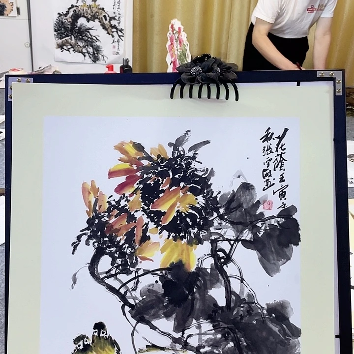 国画张圣敏先生纯手绘作品