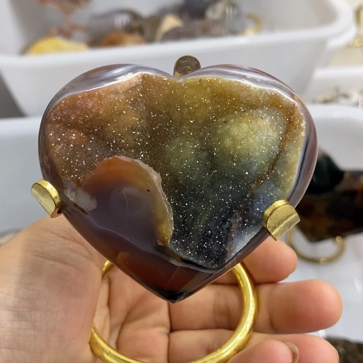 端***木珠宝半成品紫晶未镶嵌