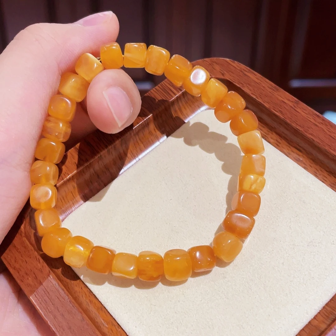 蜜蜡手链未镶嵌手串