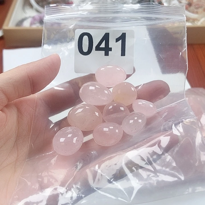 未镶嵌手链水晶拍一发三粉水晶