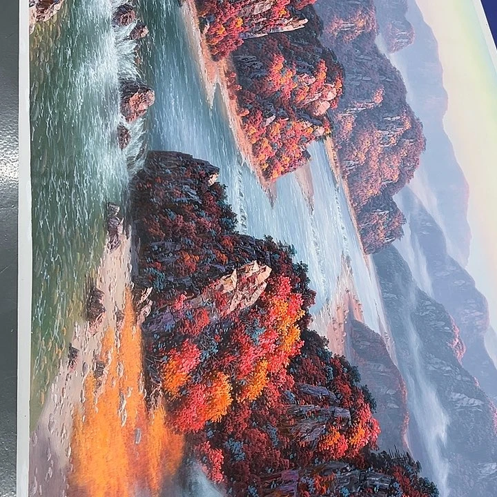 金***宝油画好喜欢影子仔仔细细