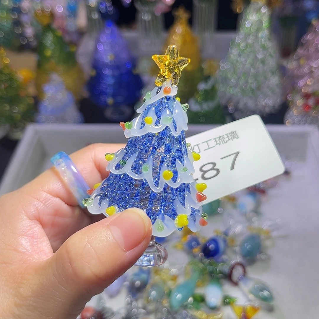 吊坠（不含链）玻璃487圣诞树