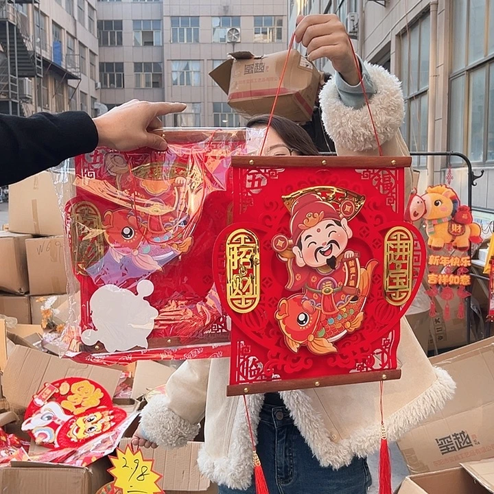 财神一对挂件挂件