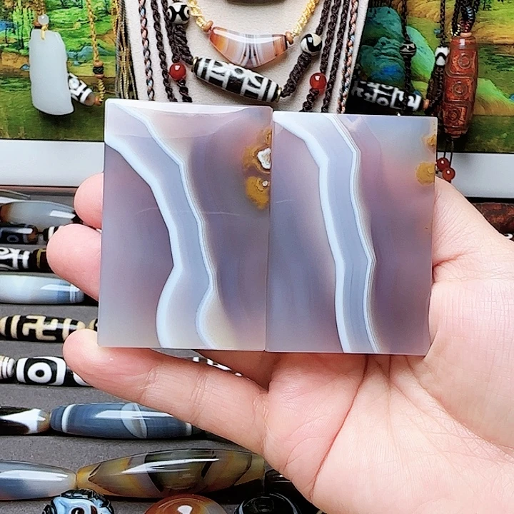 玛瑙/玉髓合金珠宝半成品