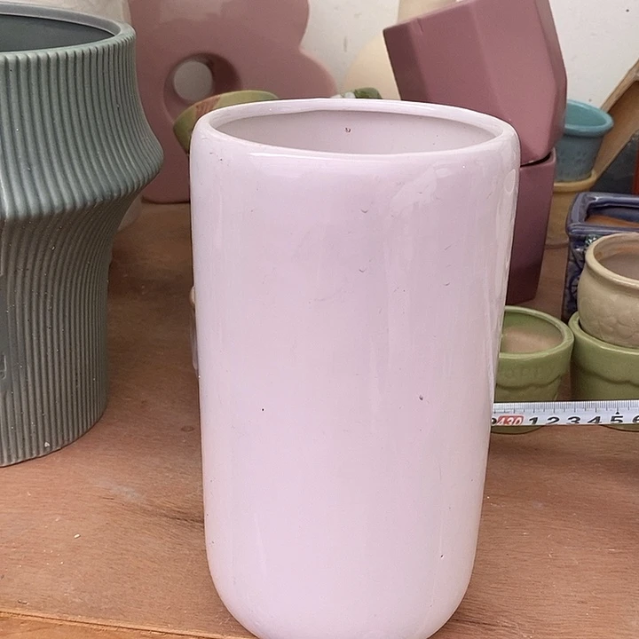 摆件陶盆有孔 瑕疵介意勿拍