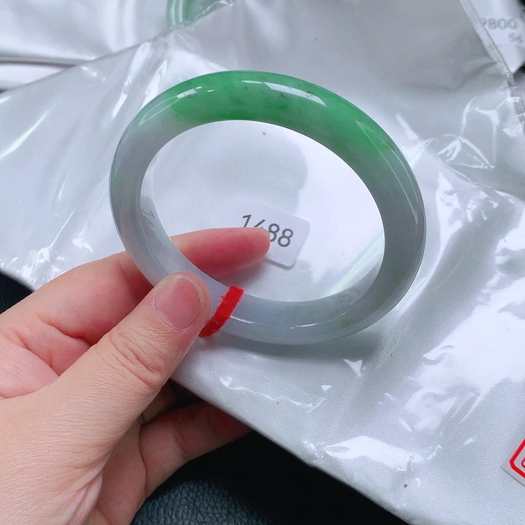 翡翠未镶嵌手镯天然缅甸A货翡翠手镯02