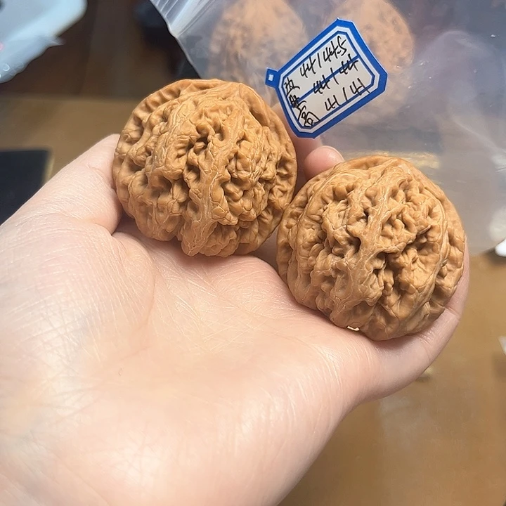 把件文玩核桃九****?非嫁接大粗筋有修