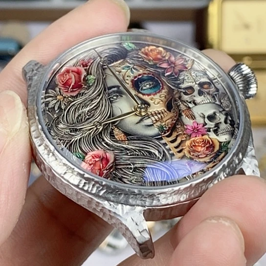 钢金属合金人工动能机芯