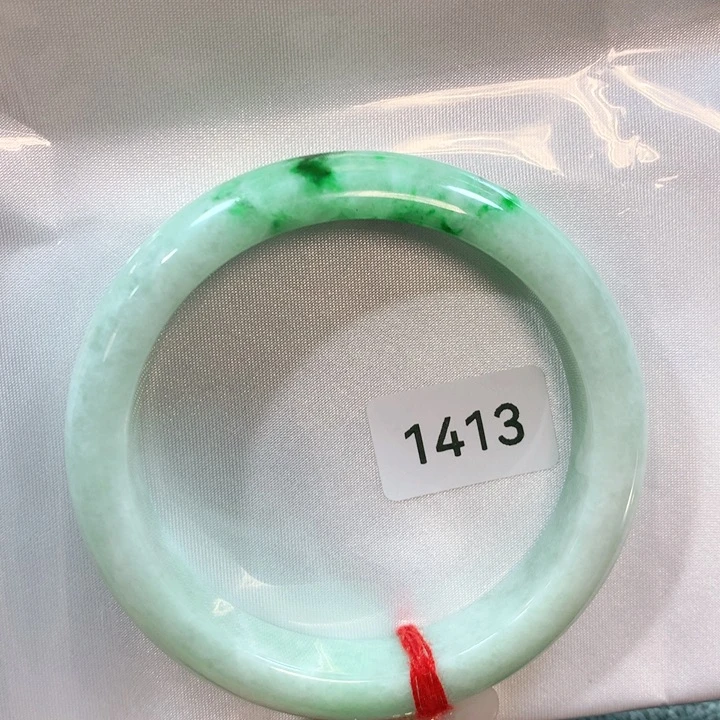 翡翠手镯未镶嵌天然翡翠手镯58