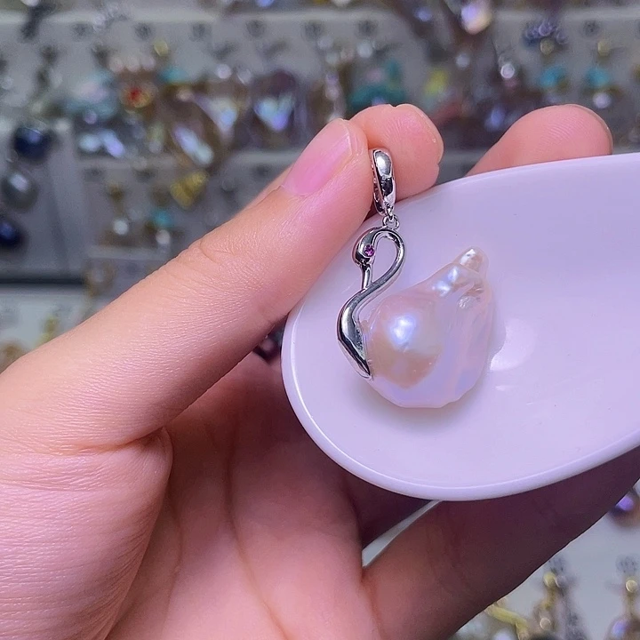 颈饰合金淡水珍珠01
