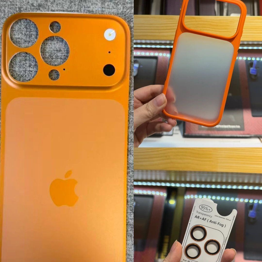 适用于苹果16pro/16promax秒变17pro/17promax背膜镜头手机壳