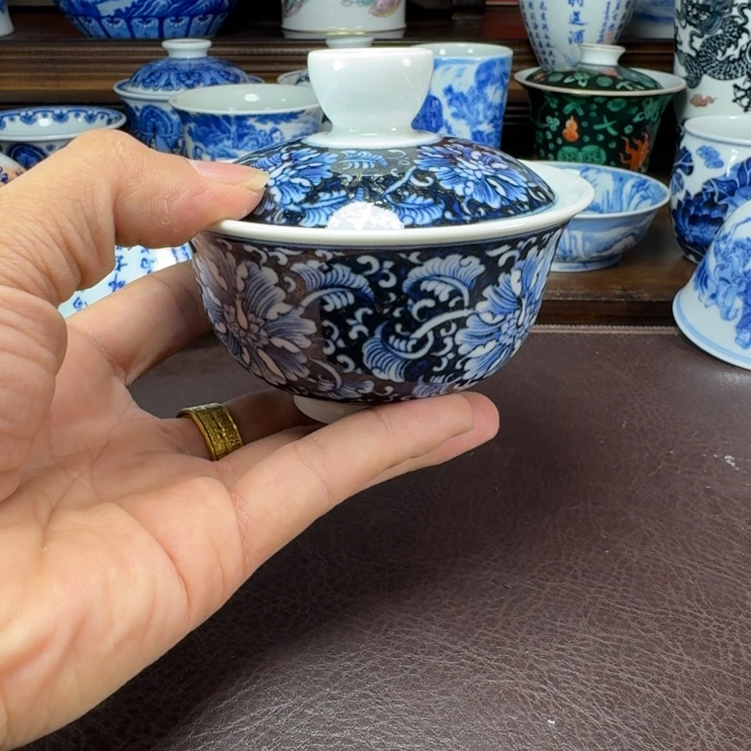 瓷片当代景德镇陶瓷手绘茶具