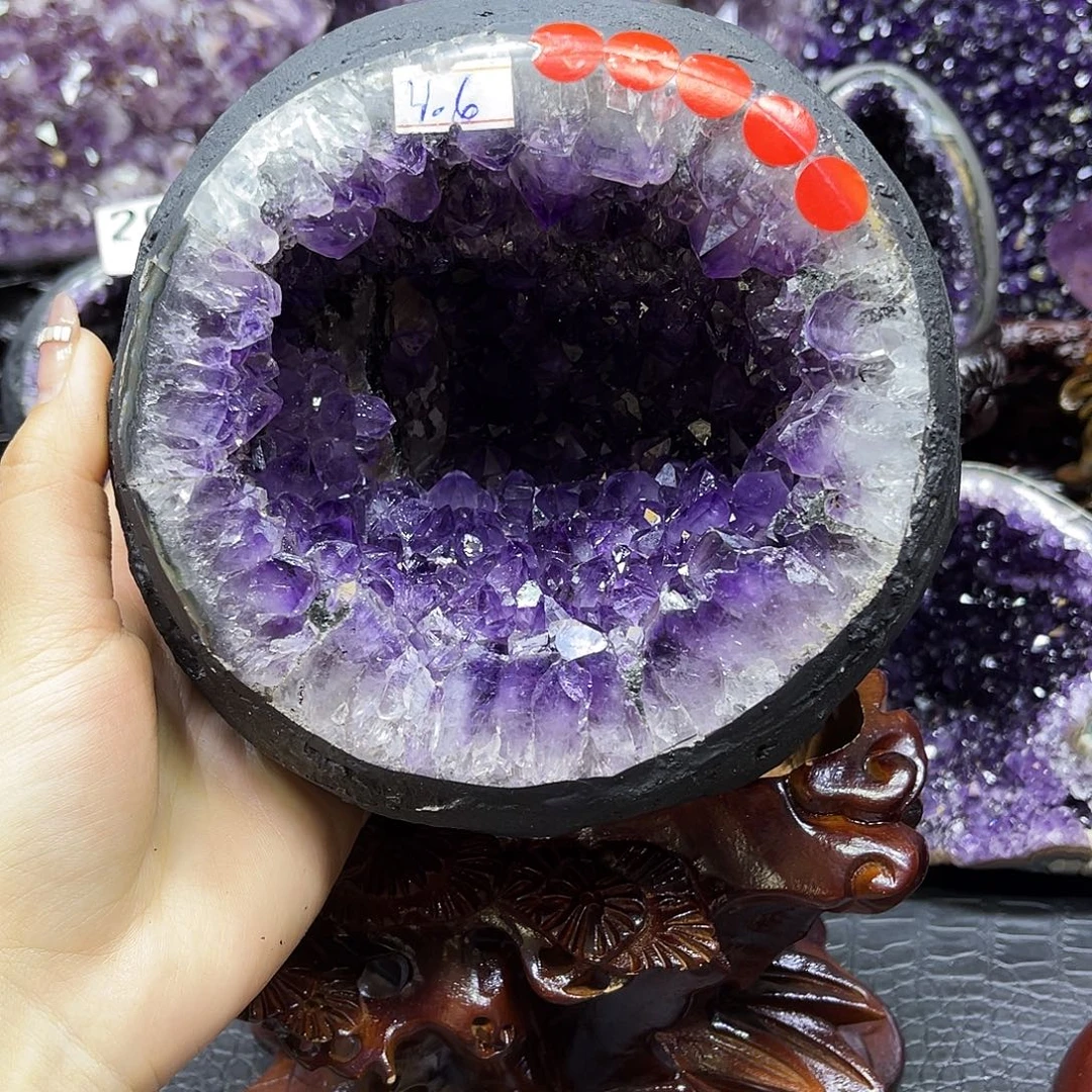 凡***真紫晶大型摆件（非配饰）未镶嵌