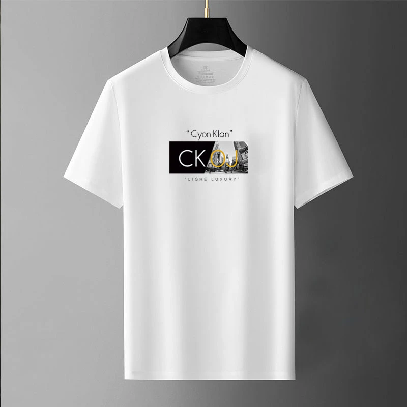 夏季男女同款潮流短袖百搭夏季宽松圆领时尚帅气男士休闲上衣