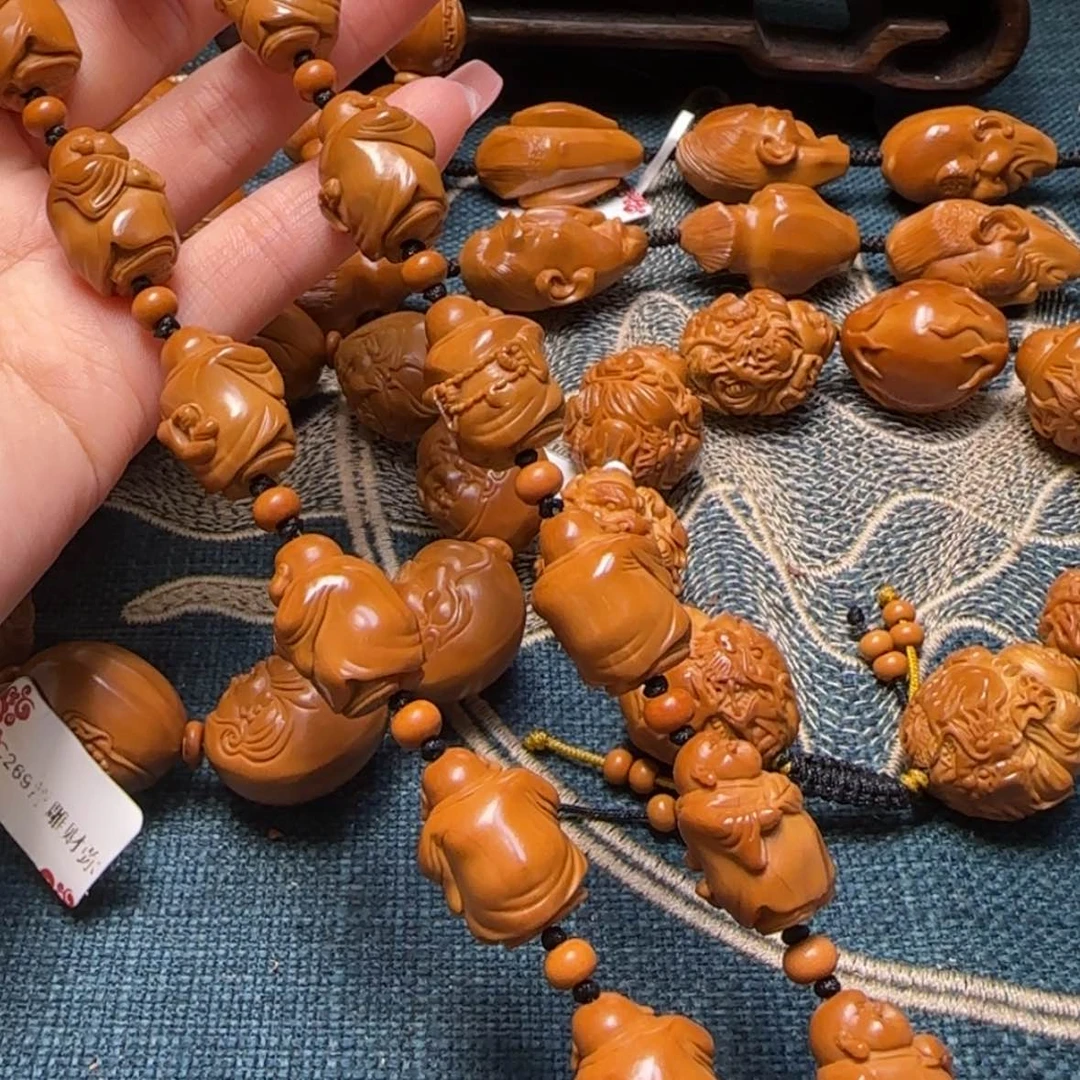 【闪购商品】橄榄核手串十八小弥勒