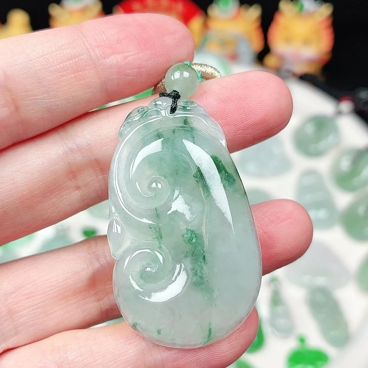 翡翠未镶嵌颈饰缅甸天然A货翡翠