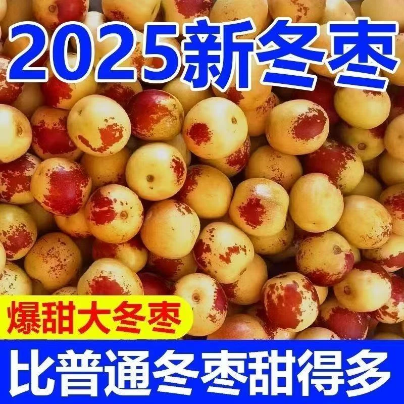 新鲜正宗云南冬枣孕妇枣子水果当季新鲜青枣红枣大果大枣整箱脆枣