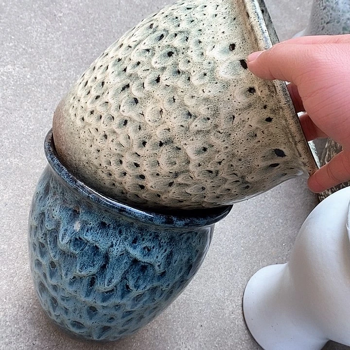 紫砂花盆正品口18高20
