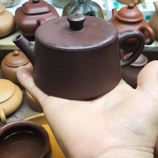茶壶紫砂紫泥汗瓦180豪升左右
