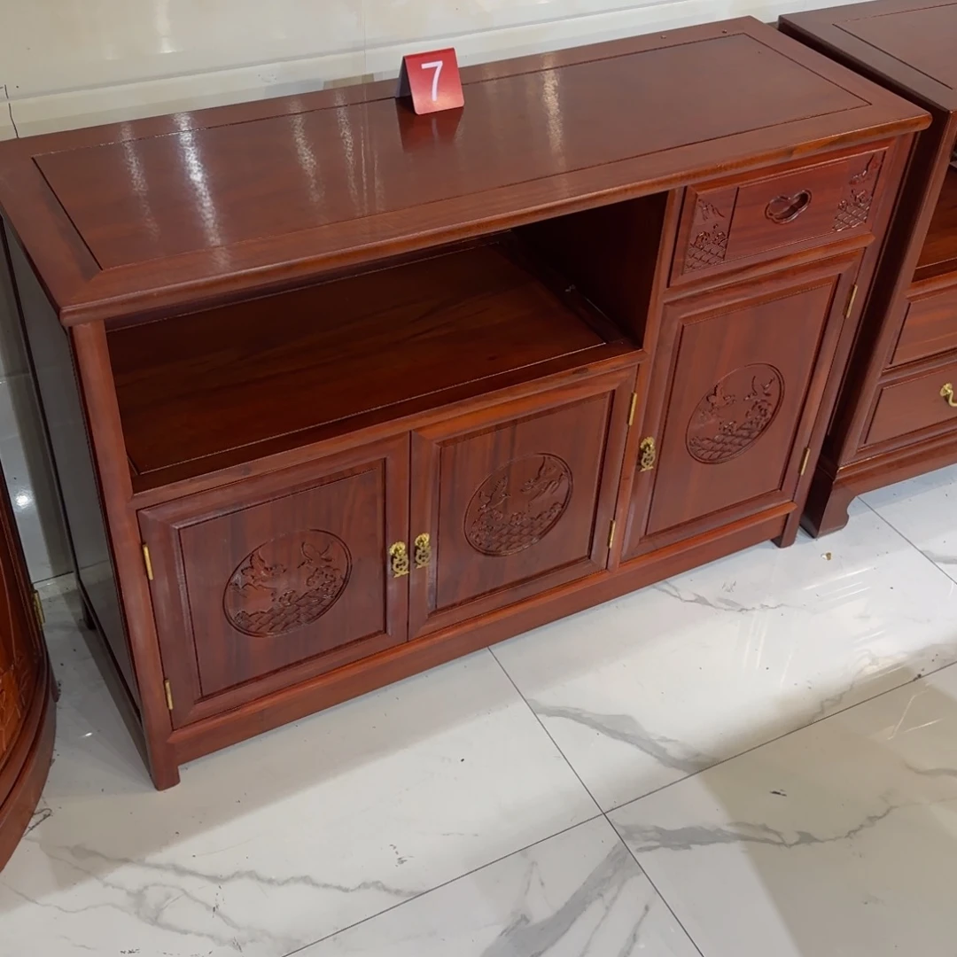 农***夫花梨木类成套家具刚果花梨118✖️40高80三门餐边柜