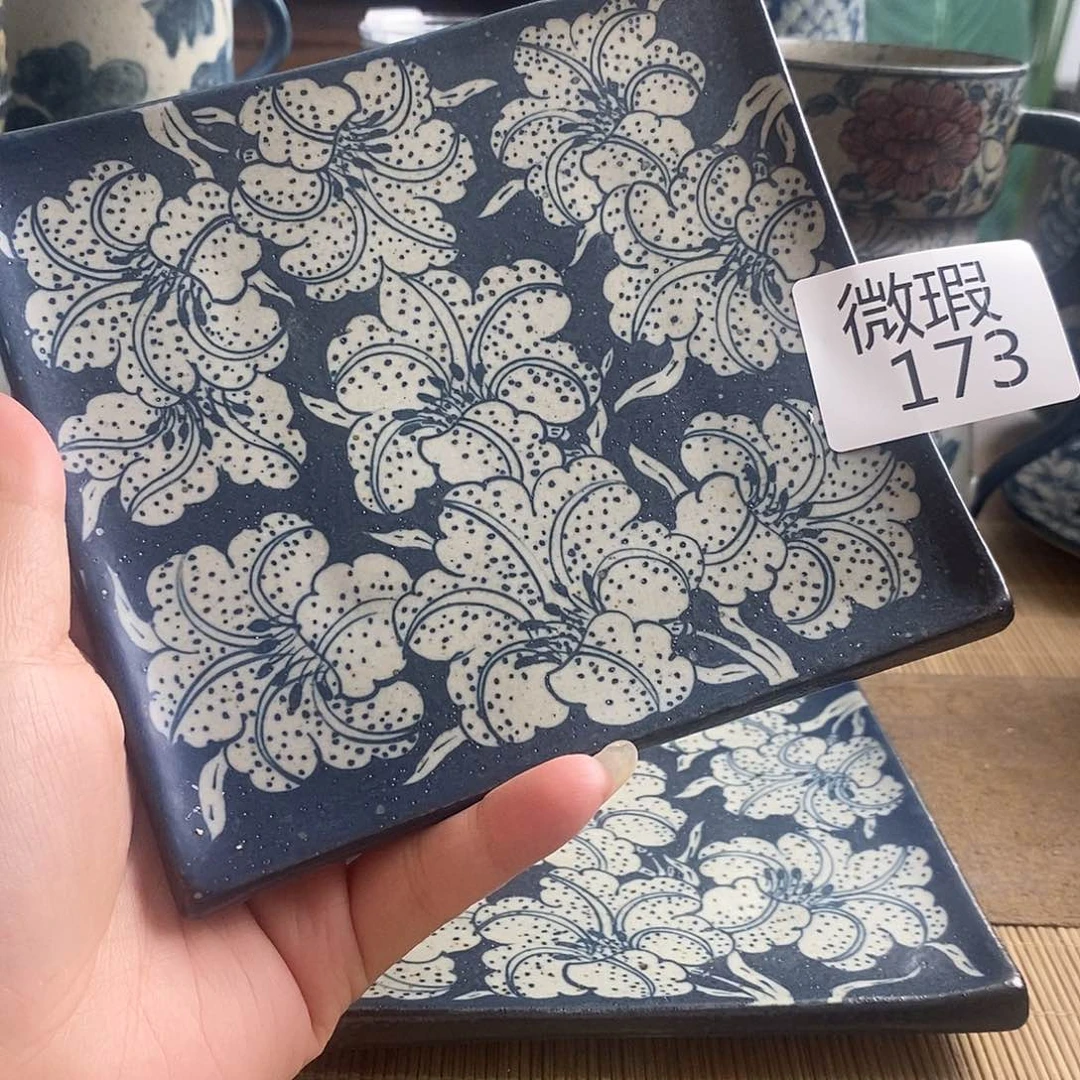 手工手绘青花高温陶瓷