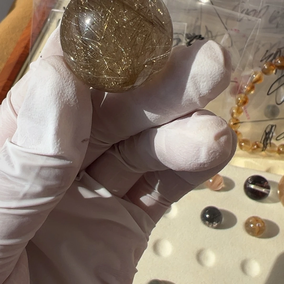 水晶魔鬼发23mm定制不退换未镶嵌一***你