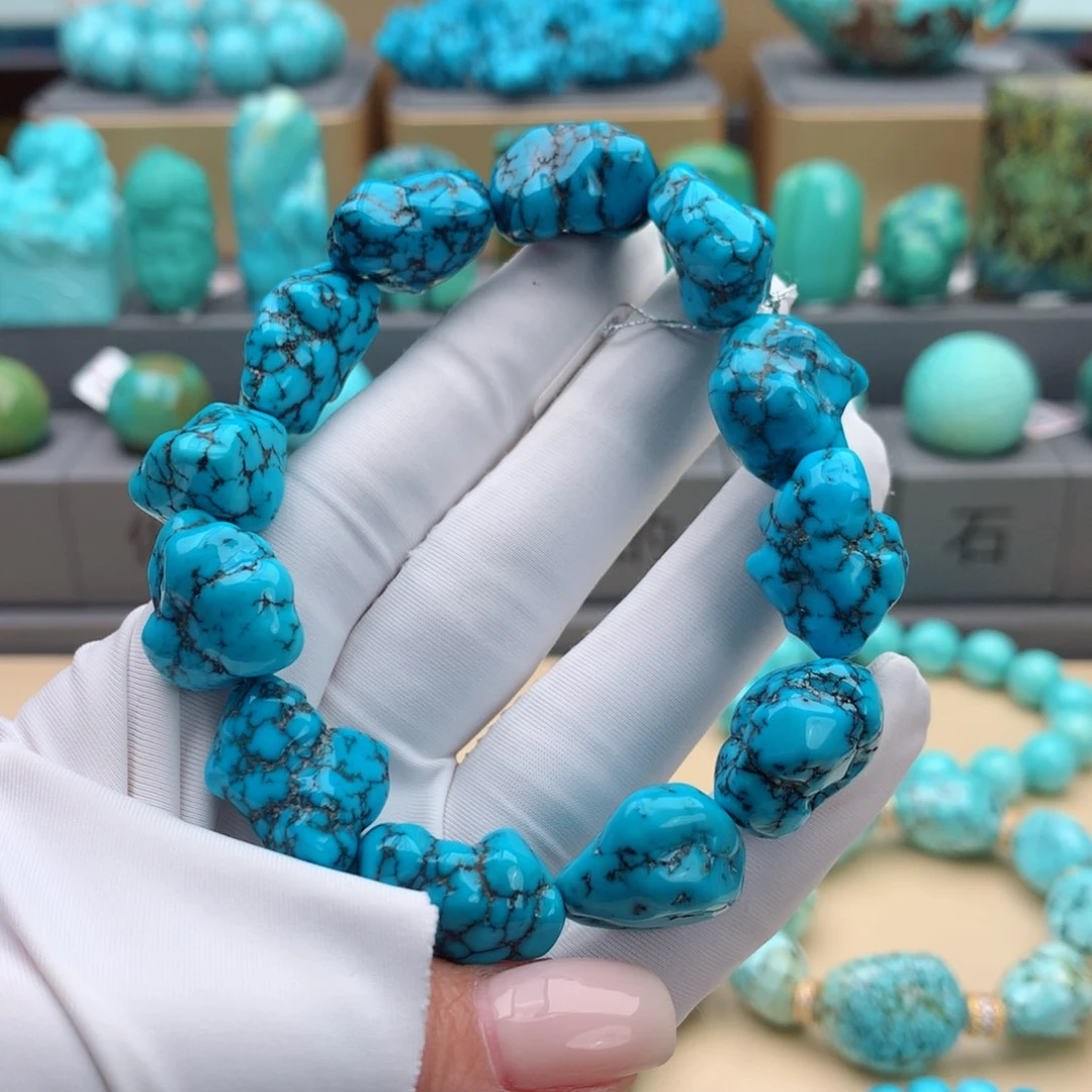 未镶嵌绿松石珠宝奇石