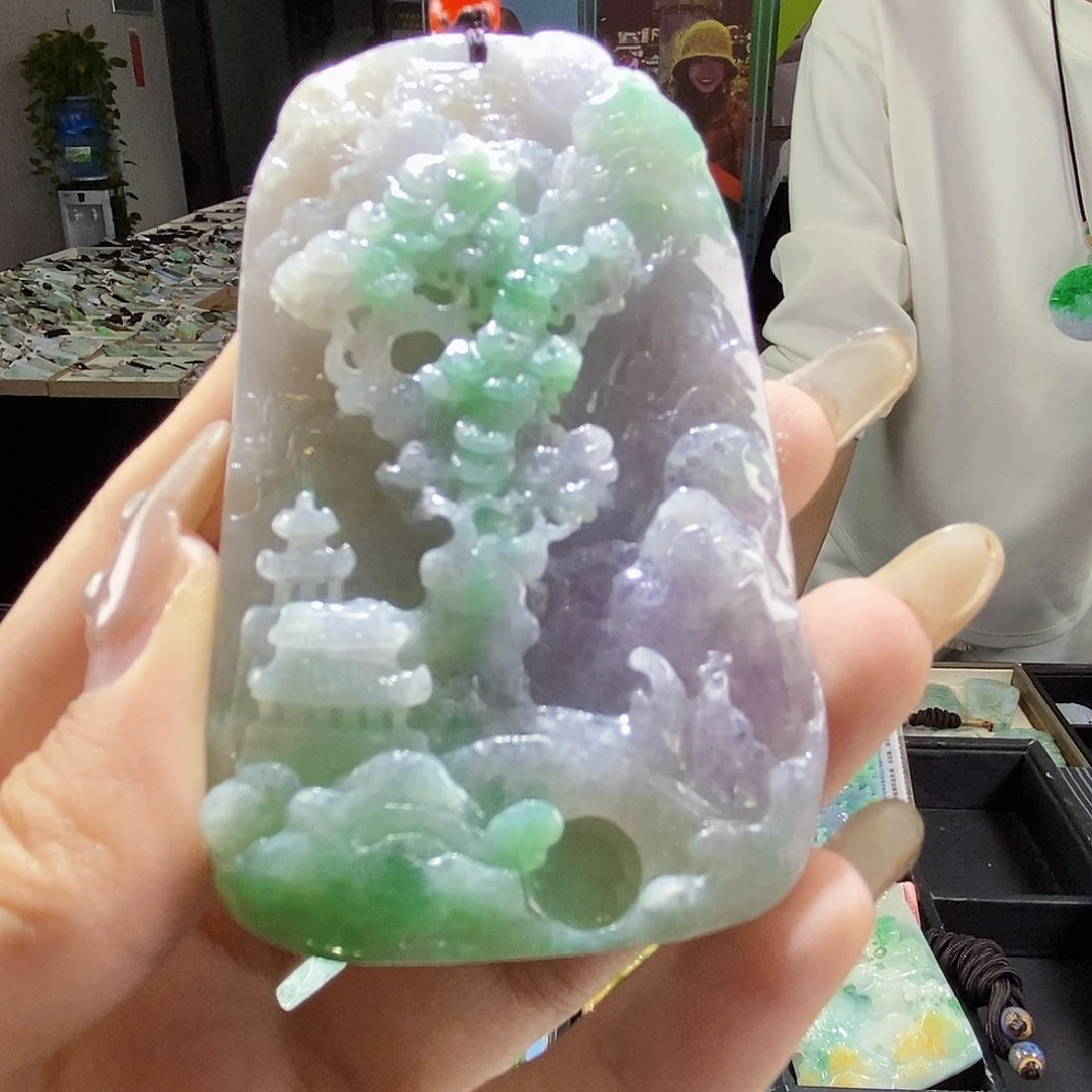 颈饰未镶嵌翡翠翡翠