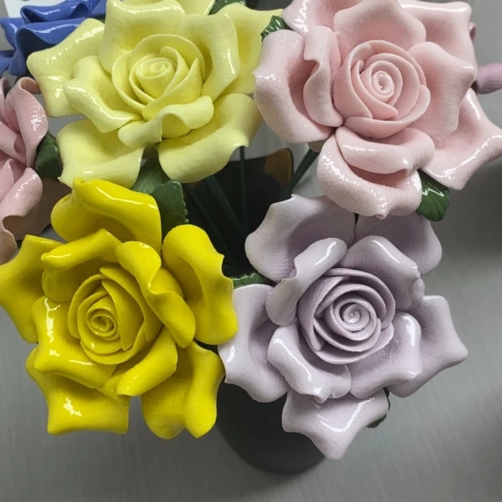 陶瓷陶瓷材料加工4朵